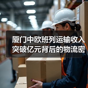 厦门中欧班列运输收入突破亿元背后的物流密码?(图2) 厦门中欧班列运输收入突破亿元背后的物流密码?(图2)