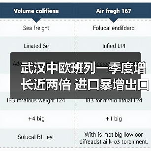 武汉中欧班列一季度增长近两倍 进口暴增出口受限背后原因?(图2) 武汉中欧班列一季度增长近两倍 进口暴增出口受限背后原因?(图2)