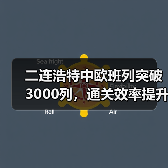二连浩特中欧班列突破3000列，通关效率提升如何助力