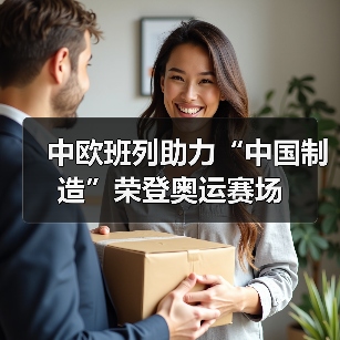 中欧班列助力“中国制造”荣登奥运赛场（图3）