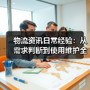 物流资讯日常经验：从需求判断到使用维护全指南（图3）