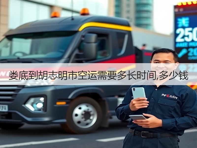 娄底到胡志明市空运需要多长时间,多少钱