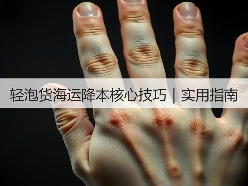 轻泡货海运降本核心技巧｜实用指南