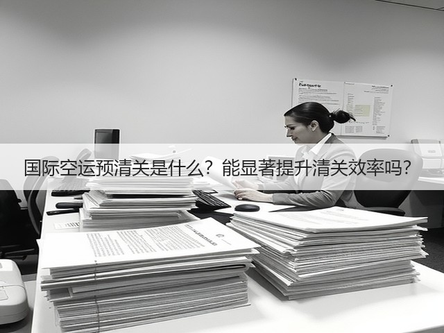 国际空运预清关是什么?能显著提升清关效率吗?(图3) 国际空运预清关是什么?能显著提升清关效率吗?(图3)