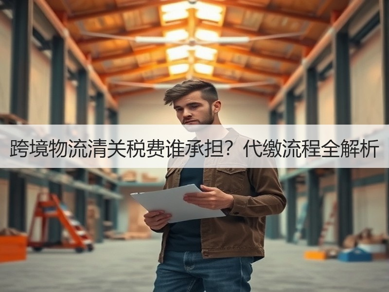跨境物流清关税费谁承担？代缴流程全解析