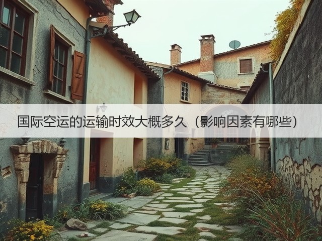 国际空运的运输时效大概多久(影响因素有哪些)(图3) 国际空运的运输时效大概多久(影响因素有哪些)(图3)
