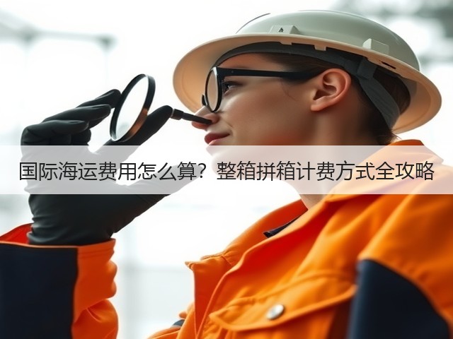 国际海运费用怎么算?整箱拼箱计费方式全攻略(图3) 国际海运费用怎么算?整箱拼箱计费方式全攻略(图3)