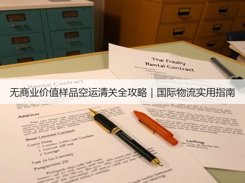 无商业价值样品空运清关全攻略｜国际物流实用指南