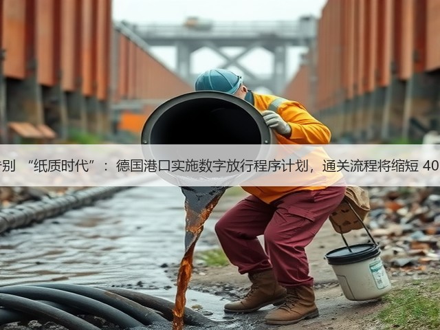 告别 “纸质时代”:德国港口实施数字放行程序计划,通关流程将缩短 40%(图1) 告别 “纸质时代”:德国港口实施数字放行程序计划,通关流程将缩短 40%(图1)