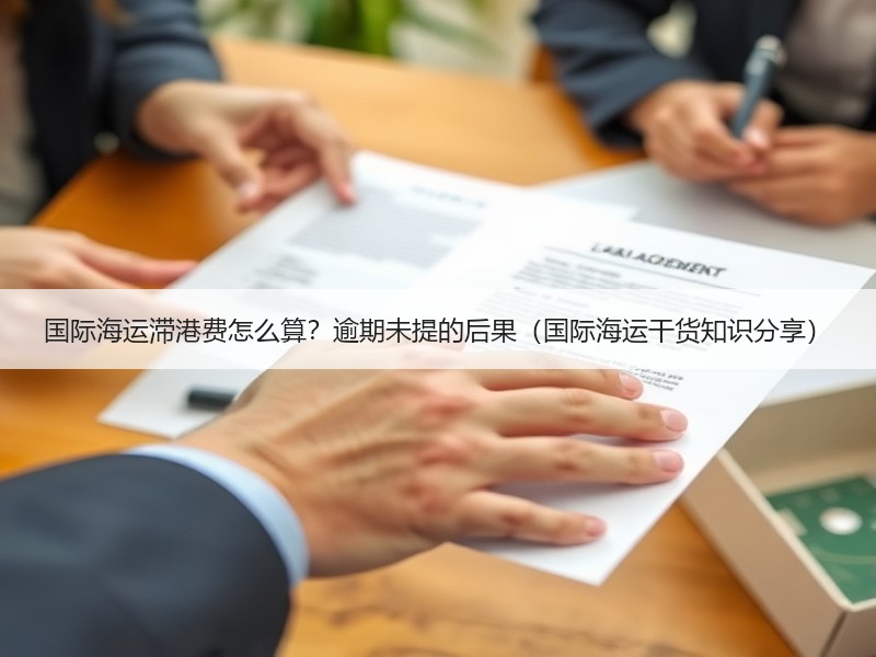 国际海运滞港费怎么算？逾期未提的后果（国际海运干货知识分享）