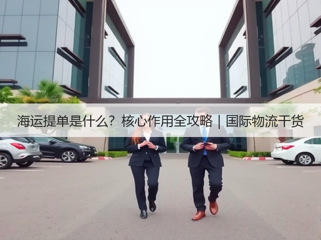 海运提单是什么?核心作用全攻略|国际物流干货(图1) 海运提单是什么?核心作用全攻略|国际物流干货(图1)