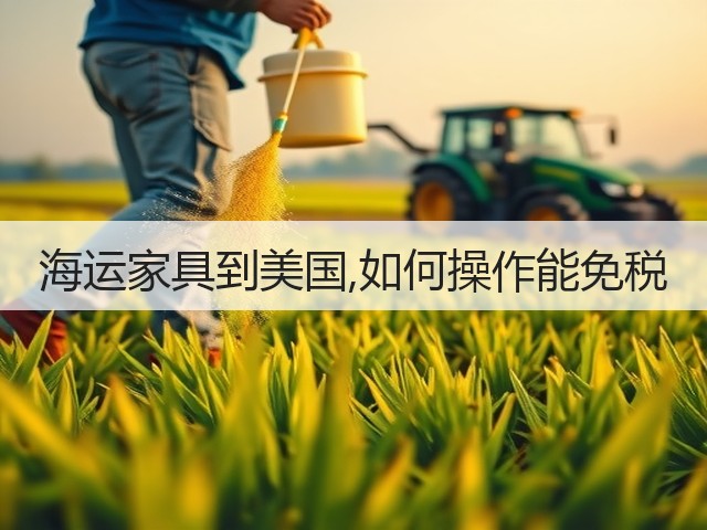 海运家具到美国,如何操作能免税(图2)