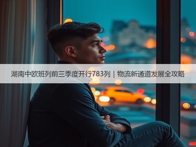 湖南中欧班列前三季度开行783列|物流新通道发展全攻略(图2) 湖南中欧班列前三季度开行783列|物流新通道发展全攻略(图2)