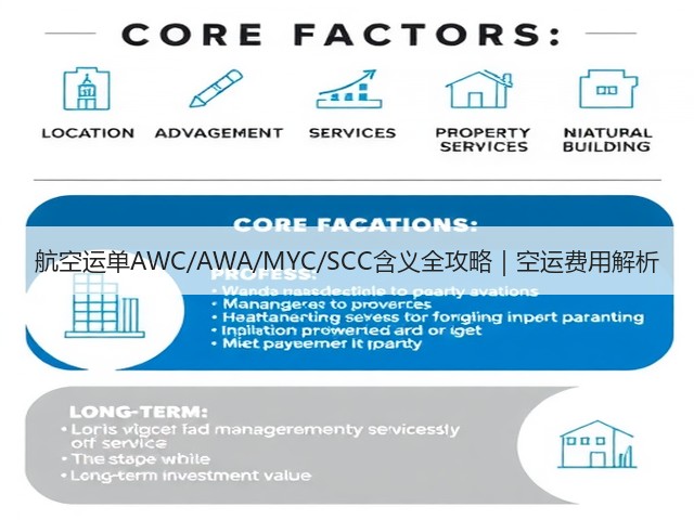航空运单AWC/AWA/MYC/SCC含义全攻略|空运费用解析(图3) 航空运单AWC/AWA/MYC/SCC含义全攻略|空运费用解析(图3)