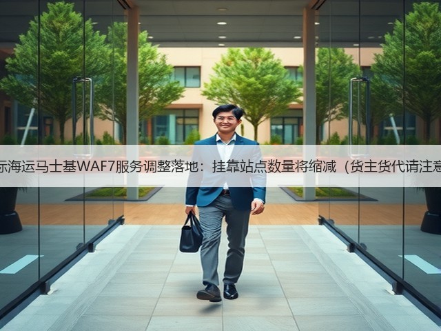 国际海运马士基WAF7服务调整落地：挂靠站点数量将缩减（货主货代请注意）(图3)
