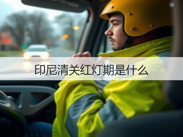 印尼清关红灯期是什么(图2) 印尼清关红灯期是什么(图2)