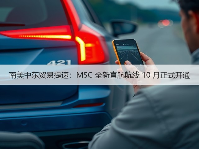 南美中东贸易提速：MSC 全新直航航线 10 月正式开通(图3)