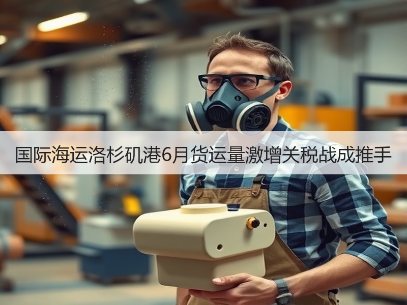 国际海运洛杉矶港6月货运量激增关税战成推手