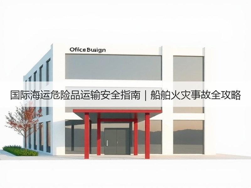 国际海运危险品运输安全指南|船舶火灾事故全攻略 国际海运危险品运输安全指南|船舶火灾事故全攻略