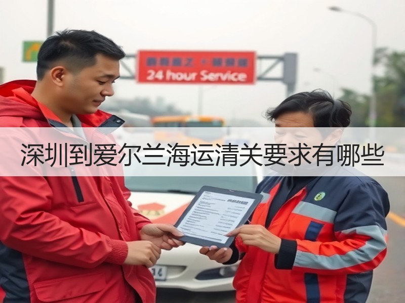 深圳到爱尔兰海运清关要求有哪些
