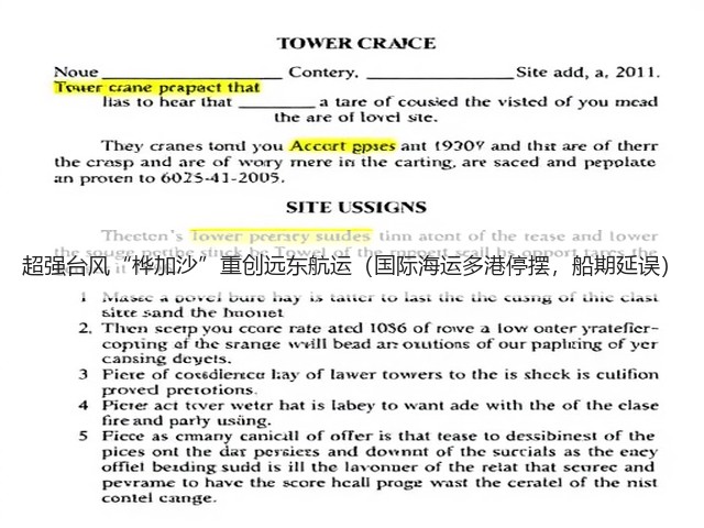 超强台风“桦加沙”重创远东航运(国际海运多港停摆,船期延误)(图1) 超强台风“桦加沙”重创远东航运(国际海运多港停摆,船期延误)(图1)