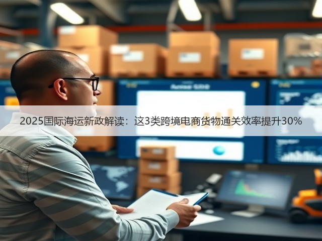 2025国际海运新政解读：这3类跨境电商货物通关效率提升30%(图1)