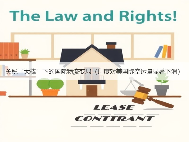 关税“大棒”下的国际物流变局(印度对美国际空运量显著下滑) 关税“大棒”下的国际物流变局(印度对美国际空运量显著下滑)