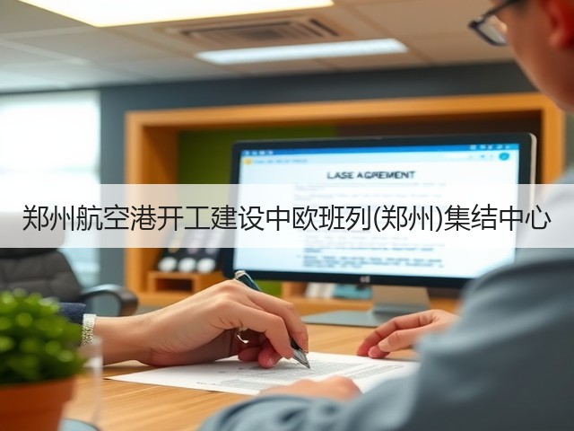 郑州航空港开工建设中欧班列(郑州)集结中心(图1) 郑州航空港开工建设中欧班列(郑州)集结中心(图1)