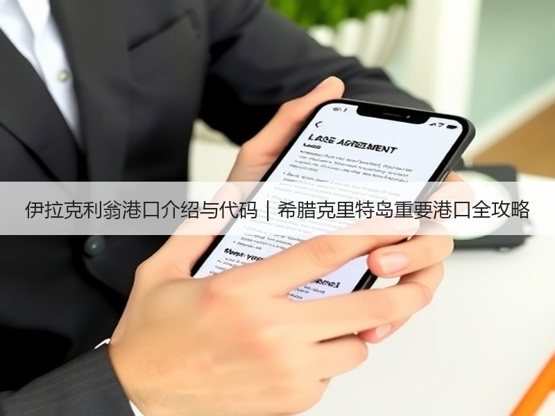 伊拉克利翁港口介绍与代码｜希腊克里特岛重要港口全攻略