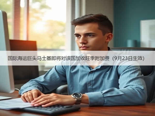 国际海运巨头马士基即将对该国加收旺季附加费(9月23日生效)(图1) 国际海运巨头马士基即将对该国加收旺季附加费(9月23日生效)(图1)