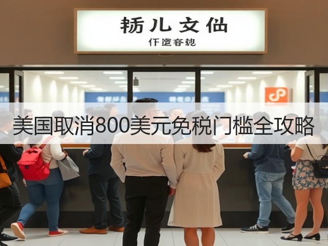 美国取消800美元免税门槛全攻略(图3) 美国取消800美元免税门槛全攻略(图3)