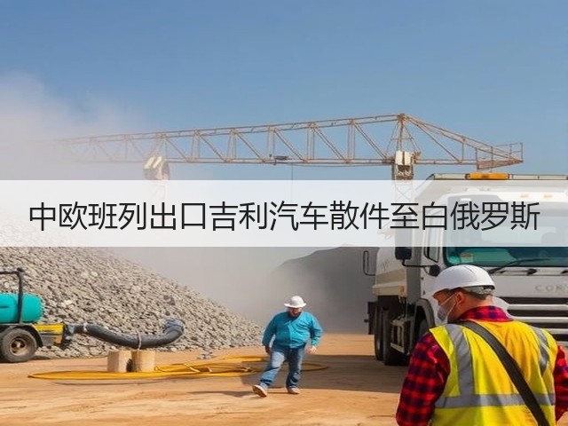 中欧班列出口吉利汽车散件至白俄罗斯(图1) 中欧班列出口吉利汽车散件至白俄罗斯(图1)