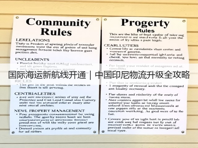 国际海运新航线开通|中国印尼物流升级全攻略(图1) 国际海运新航线开通|中国印尼物流升级全攻略(图1)