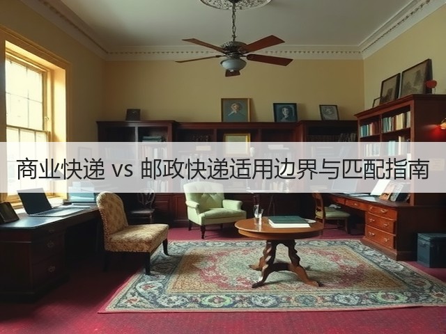 商业快递 vs 邮政快递适用边界与匹配指南(图1) 商业快递 vs 邮政快递适用边界与匹配指南(图1)