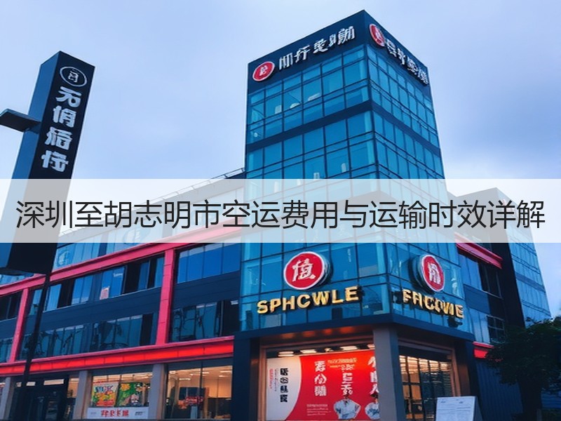 深圳至胡志明市空运费用与运输时效详解 深圳至胡志明市空运费用与运输时效详解