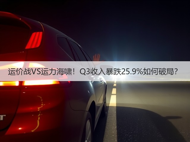 运价战VS运力海啸!Q3收入暴跌25.9%如何破局?(图3) 运价战VS运力海啸!Q3收入暴跌25.9%如何破局?(图3)