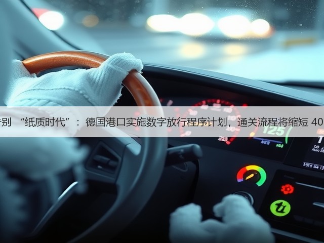 告别 “纸质时代”:德国港口实施数字放行程序计划,通关流程将缩短 40%(图3) 告别 “纸质时代”:德国港口实施数字放行程序计划,通关流程将缩短 40%(图3)