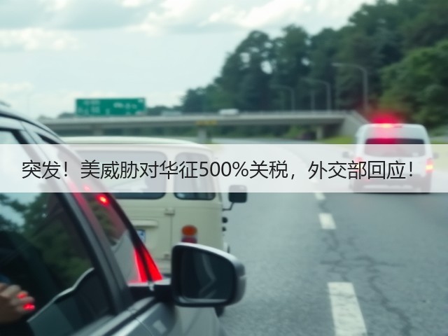 突发!美威胁对华征500%关税,外交部回应!(图1) 突发!美威胁对华征500%关税,外交部回应!(图1)