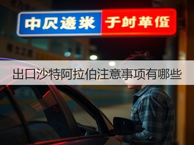 出口沙特阿拉伯注意事项有哪些(图2) 出口沙特阿拉伯注意事项有哪些(图2)