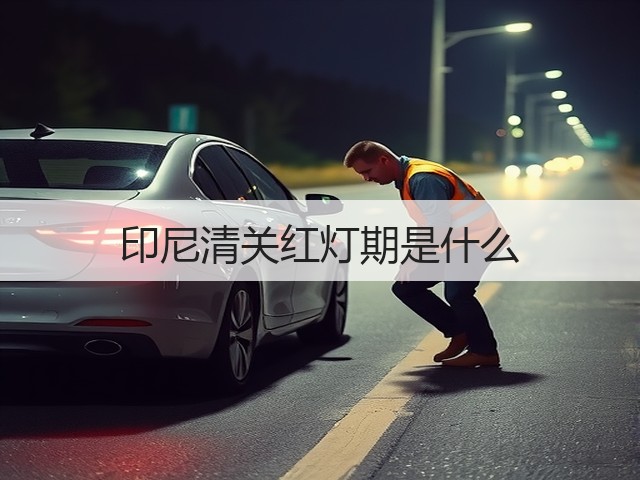 印尼清关红灯期是什么(图3) 印尼清关红灯期是什么(图3)