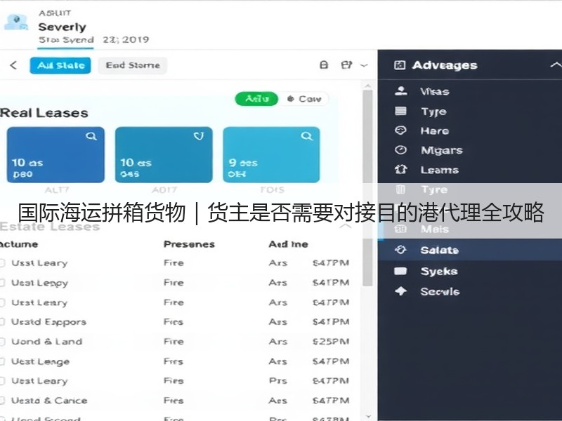 国际海运拼箱货物｜货主是否需要对接目的港代理全攻略