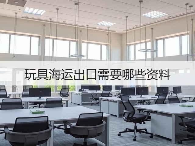 玩具海运出口需要哪些资料(图2)