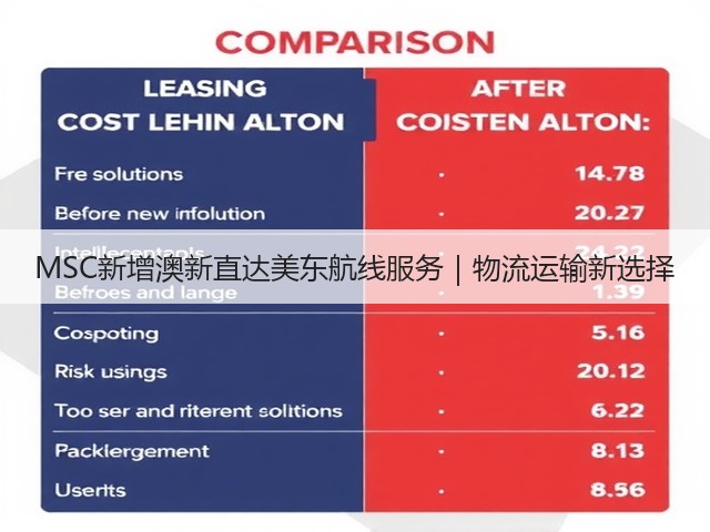 MSC新增澳新直达美东航线服务|物流运输新选择(图2) MSC新增澳新直达美东航线服务|物流运输新选择(图2)
