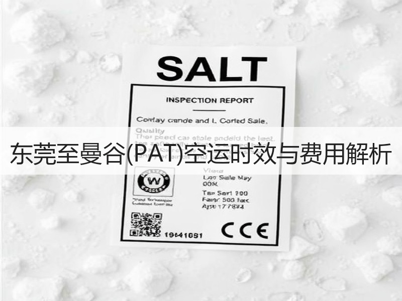 东莞至曼谷(PAT)空运时效与费用解析