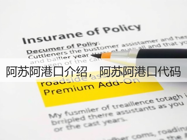 阿苏阿港口介绍,阿苏阿港口代码(图2) 阿苏阿港口介绍,阿苏阿港口代码(图2)