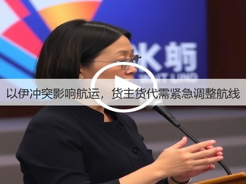 以伊冲突影响航运,货主货代需紧急调整航线 以伊冲突影响航运,货主货代需紧急调整航线