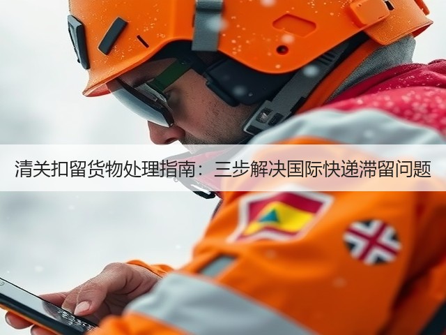 清关扣留货物处理指南:三步解决国际快递滞留问题(图3) 清关扣留货物处理指南:三步解决国际快递滞留问题(图3)