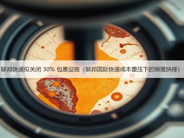 联邦快递拟关闭 30% 包裹设施(联邦国际快递成本重压下的艰难抉择)(图3) 联邦快递拟关闭 30% 包裹设施(联邦国际快递成本重压下的艰难抉择)(图3)