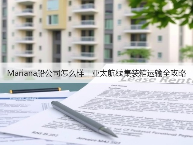 Mariana船公司怎么样|亚太航线集装箱运输全攻略(图2) Mariana船公司怎么样|亚太航线集装箱运输全攻略(图2)
