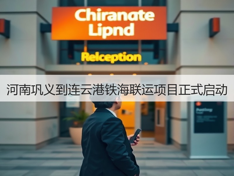 河南巩义到连云港铁海联运项目正式启动